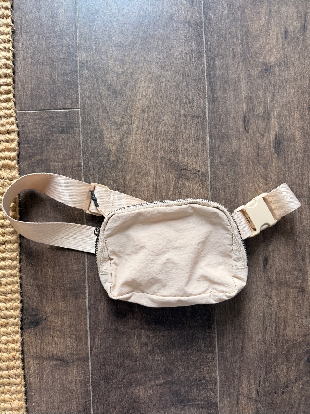 Amazon Neutral Beige Waist Bag - Minimal Crossbody Belt Pack